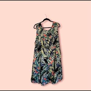 Tropical tiki inspired 3X modcloth dress